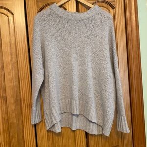 Aerie oversized gray sweater